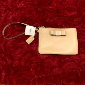 Brand New With Tags Coach Bow Wristlet